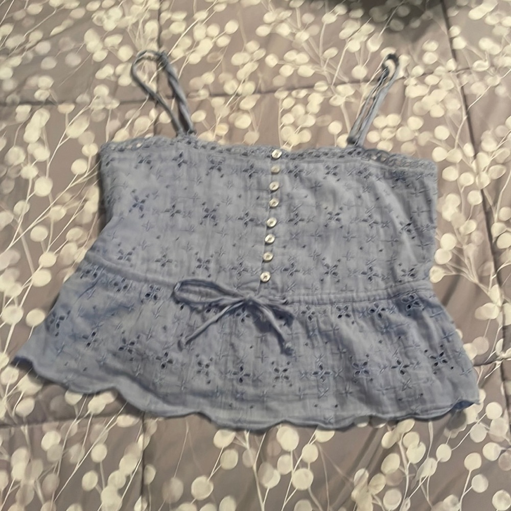 Arie blue top